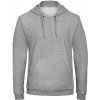 Pánská mikina B&C Unisex mikina přes hlavu WUI24 Heather Grey