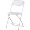Zahradní židle a křeslo ZOWN Plastová skládací židle ALEX CHAIR - bílá GC-52W