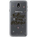 Pouzdro iSaprio - Follow Your Dreams Samsung Galaxy J7 2017 černé – Zboží Mobilmania