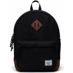 Herschel Heritage Kids Backpack Black/Saddle Brown – Zboží Mobilmania