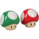 Super Mario - Mushroom Salt and Pepper - pepřenka a solnička – Zboží Mobilmania