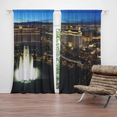 Závěsy Las Vegas: 2 ks - 140x250 cm - Sablio – Hledejceny.cz