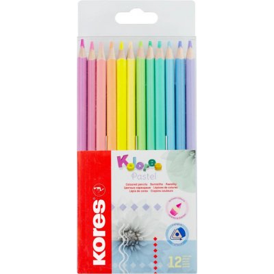 Kores Kolores Pastel 12 ks 93311 – Zboží Mobilmania