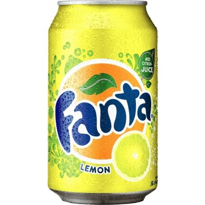 Fanta lemon plech 24 x 330 ml – Zboží Mobilmania