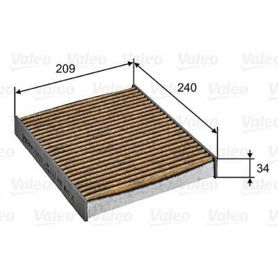 VALEO Filtr, vzduch v interiéru 701027 – Hledejceny.cz