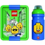 LEGO® Iconic Boy svačinový set láhev a box modrá zelená – Zboží Dáma