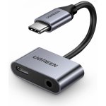 Ugreen 50596 USB-C na Type-C, Jack 3,5mm, šedý – Zboží Živě