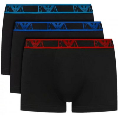 Emporio Armani Armani pánské černé boxerky 3 ks