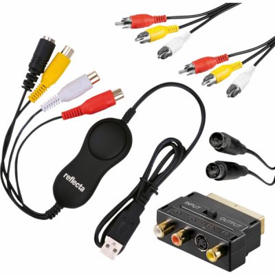 Reflecta Video Capture Set USB USB převodník videa z analogového do digitálního záznamu, vč. software pro zpracování videa, 66129 – Zboží Mobilmania