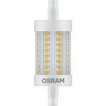 Osram LED žárovka Line, 8 W, 1055 lm, teplá bílá, R7s LED STAR LINE 78 CL 75 NON-DIM 8 – Zboží Mobilmania