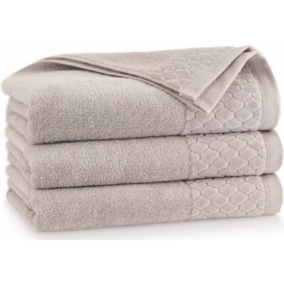 Darré EGYPTSKÁ BAVLNA RUČNÍKY A OSUŠKA CANNOSA - BÉŽOVÁ 70 x 140 – Zboží Dáma