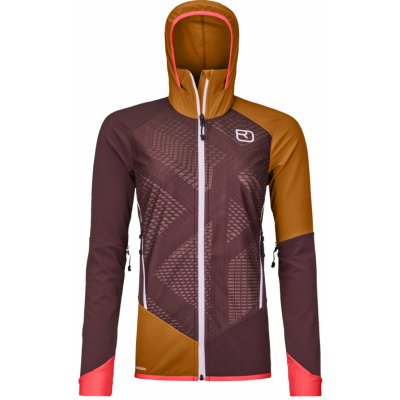 Ortovox W's Col Becchei Jacket Winetasting vínová – Zboží Mobilmania