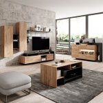 Alva sestava B dub kraft zlatý antracit – Zboží Dáma