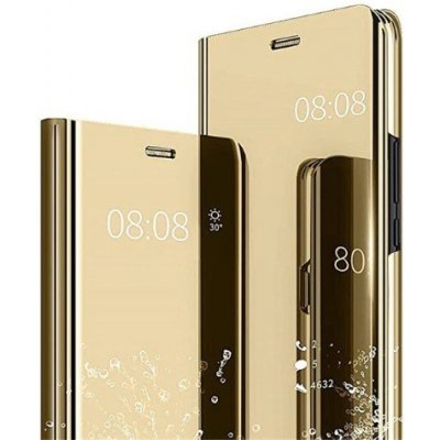 Smart pouzdro Mirror pro Honor X7b zlaté – Zboží Živě