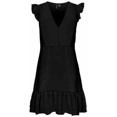 Vero Moda dámské šaty VM Easy Regular Fit Black – Zboží Mobilmania