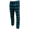 Pánské pyžamo Xcena pánské pyžamové kalhoty flanel zelené