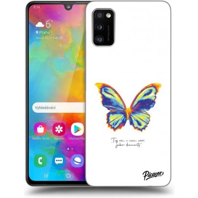 Picasee silikonové Samsung Galaxy A41 A415F - Diamanty White černé – Zbozi.Blesk.cz