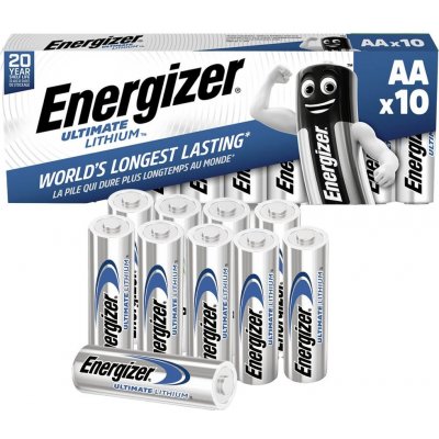 Energizer Ultimate Lithium AA 10ks 5597525 – Zboží Mobilmania