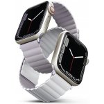 UNIQ strap Revix Apple Watch Series 4/5/6/7/8 / SE / SE2 / Ultra 42/44 / 45mm. Reversible Magnetic lilac-white UNIQ-45MM-REVLILWHT – Zboží Živě