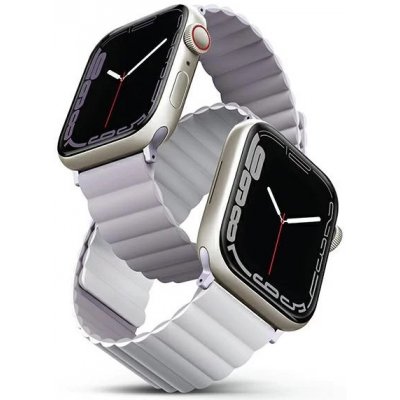 UNIQ strap Revix Apple Watch Series 4/5/6/7/8 / SE / SE2 / Ultra 42/44 / 45mm. Reversible Magnetic lilac-white UNIQ-45MM-REVLILWHT