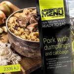 Adventure Menu vepřové s knedlíkem a zelím 400 g – Zboží Dáma