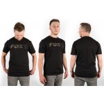 Fox Triko Black Camo Chest Print T-Shirt – Zboží Mobilmania