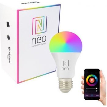 Immax NEO LITE Smart žárovka LED E27 9W RGB+CCT barevná a bílá, stmívatelná, WiFi