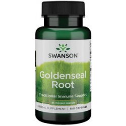 Swanson Goldenseal Root 100 kapslí 125 mg