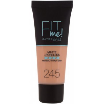 Maybelline Fit Me! Matte + Poreless sjednocující makeup s matujícím efektem 245 Classic Beige 30 ml – Zboží Mobilmania