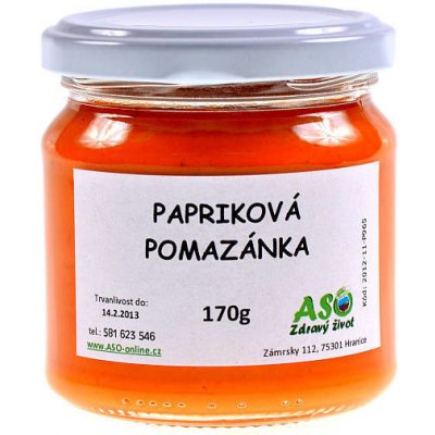 ASO Zdravý život Pomazánka papriková 170 g – Zbozi.Blesk.cz