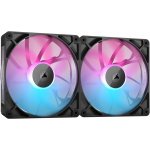Corsair iCUE LINK RX140 RGB 140 mm black 2 ks CO-9051020-WW – Hledejceny.cz