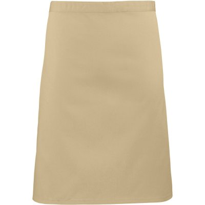 Premier Zástěra Colours PR 151 do pasu krátká COT39015155599-khaki Khaki – Hledejceny.cz