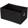 Úložný box Compactor košík 15 x 12 x 23 cm černá