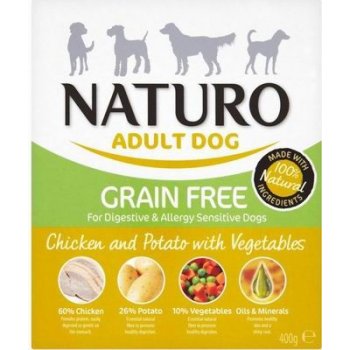 Naturo Grain Free Chicken & Potato with Vegetables 400 g