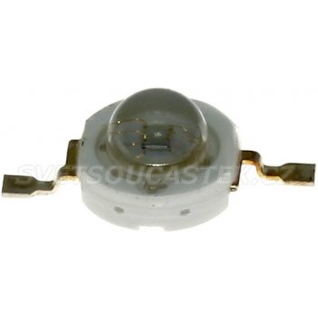 Optosupply LED 3W kulatá žlutá 80lm 140° OSY5XAE3E1E