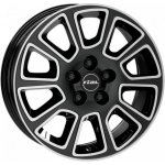 Rial Transporter 2 7,5x18 5x112 ET52 diamond black polished – Hledejceny.cz