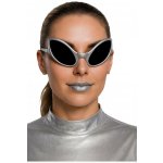 Guirca Alien stříbrné párty brýle – Zboží Dáma