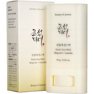 Beauty Of Joseon Matte Sun Stick Mugwort + Camelia opalovací krém v tyčince SPF50+ 18 g – Zbozi.Blesk.cz