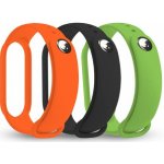 RhinoTech Řemínky pro Xiaomi Mi Band 6 3-pack černá, oranžová, zelená, RTACC229 – Zbozi.Blesk.cz