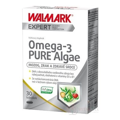 Walmark Omega-3 PURE Algae 30 kapslí – Hledejceny.cz