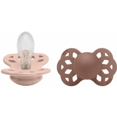 Bibs Infinity symetrické dudlíky silikon 2ks Blossom + Dusky Lilac – Zboží Mobilmania