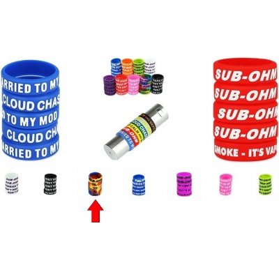 Green Sound Silikonový ochranný kroužek 23mm duhová – Zboží Mobilmania