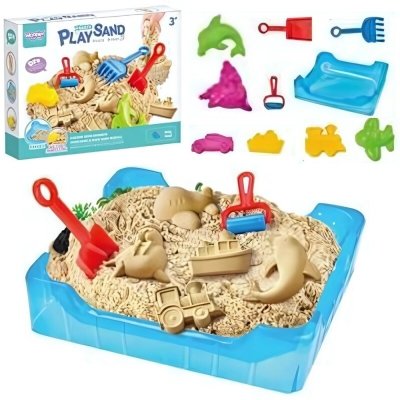 WOOPIE Kinetický písek 0,5 kg stůl s formičkami – Hledejceny.cz