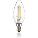 Ideal Lux 188928 LED žárovka Filament B35 1x4W E14 320lm 3000K stmívatelná, čirá – Zboží Živě