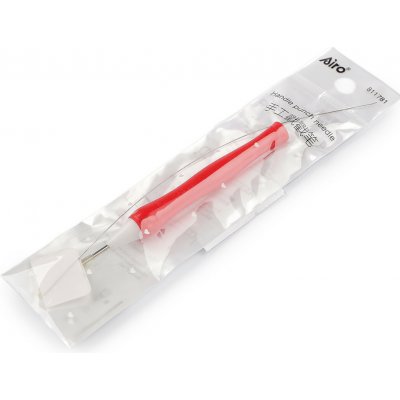 Dutá jehla / vyšívací pero s navlékačem AIRO Ø1,5 mm Varianta: 1 červená, Balení: 1 sada – Sleviste.cz