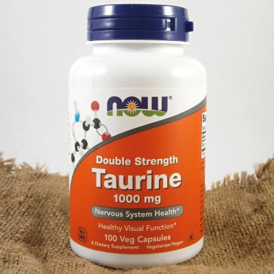 Now Foods Taurine Double Strength 1000 mg x 100 kapslí – Zbozi.Blesk.cz