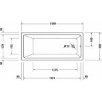Duravit No.1 180 x 80 cm 700491000000000 – Sleviste.cz