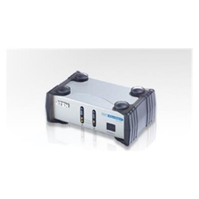 Aten VS-261 DVI přepínač 2 PC - 1 DVI monitor+2xcinch+DO – Hledejceny.cz