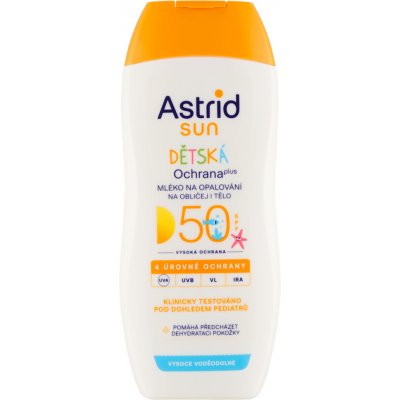 Astrid Sun Kids mléko na opalování SPF50 200 ml – Zbozi.Blesk.cz