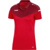 Pánské sportovní tričko Jako CHAMP 2.0 triko s límečkem 34 červená